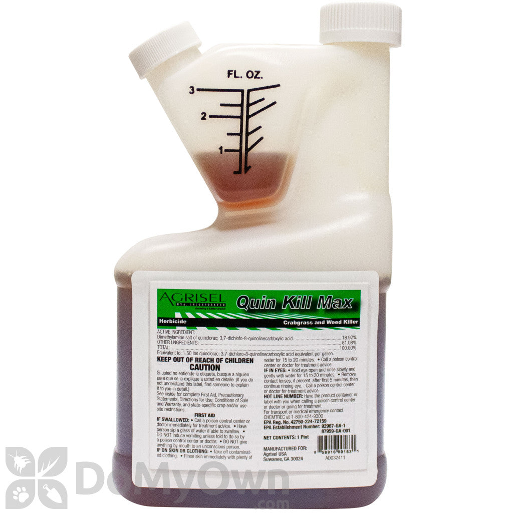 Quinclorac Quin Kill Max Crabgrass Killer 1 Pint