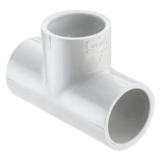 Sch 40 PVC Tee Socket Variable Sizes