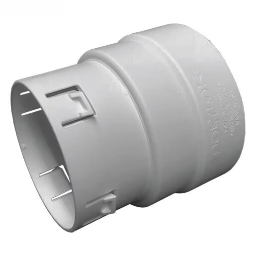 Polylok Internal Corrugated x PVC Hub SDR & Sch 40 Coupling 4 in.