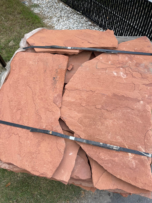Sedona Red Flagstone 1" to 2" Thick