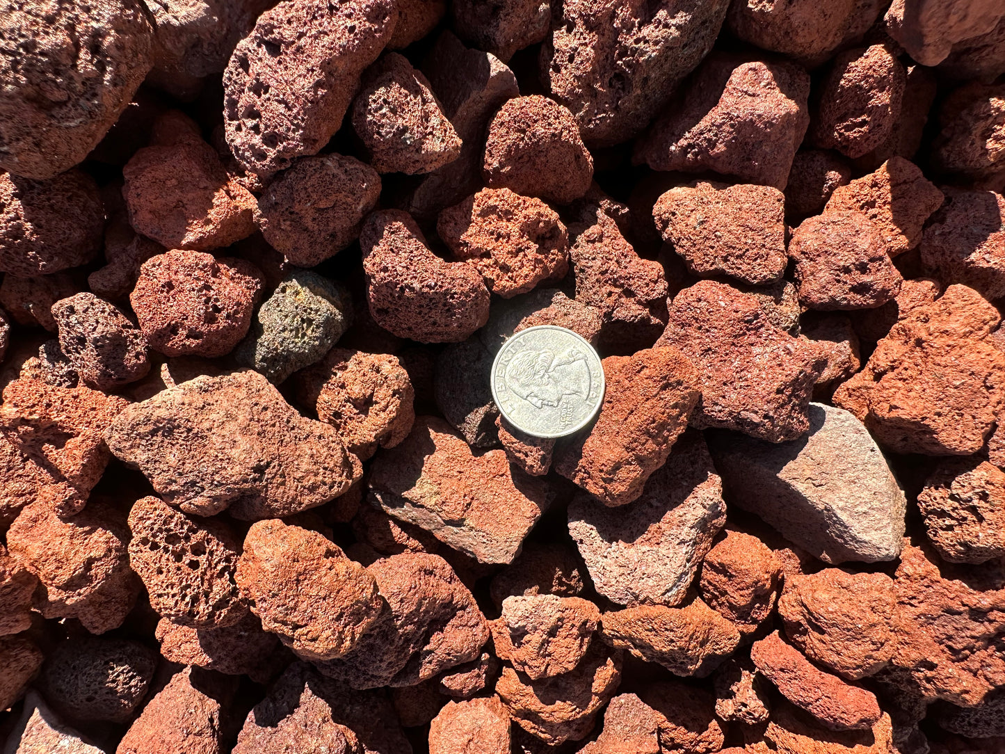Red Lava Rock