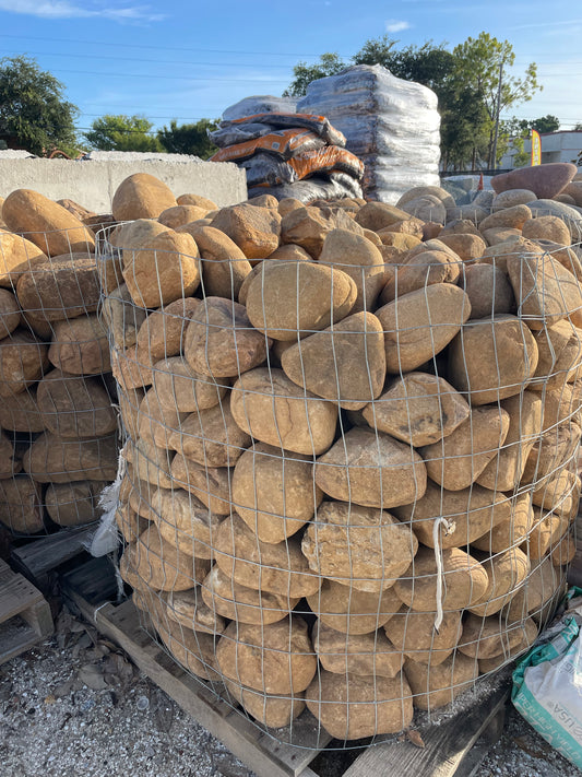 Brown River Round Boulders