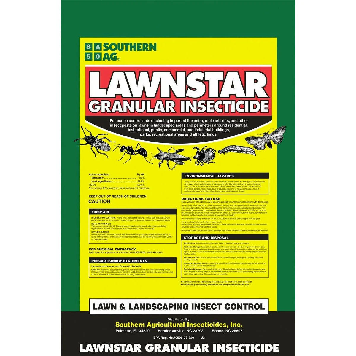 Bifenthrin 25# Granular Insecticide LawnStar