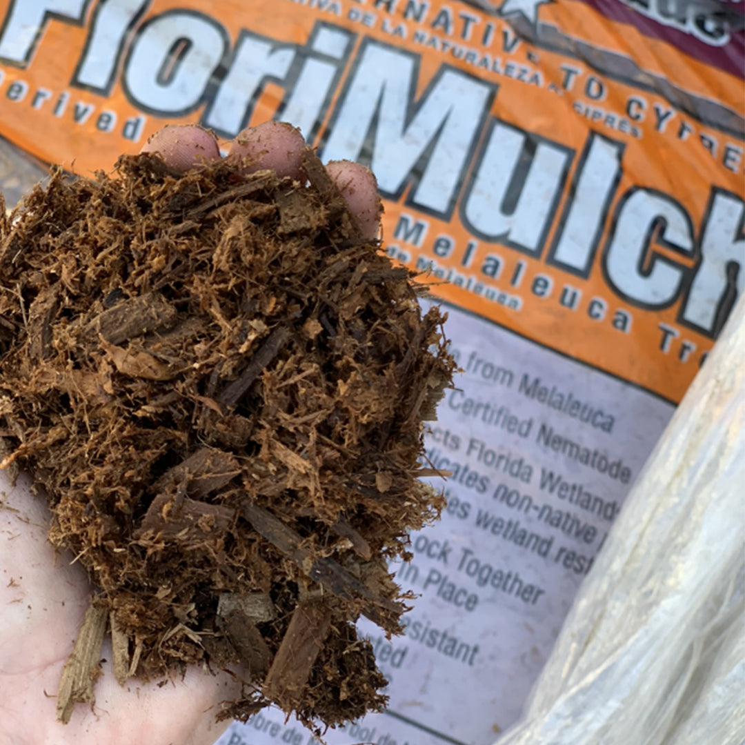 FloriMulch Natural Melaleuca Mulch 2 Cubic Foot Bag