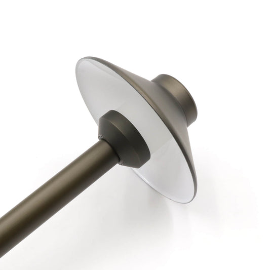 Luz de camino Carcasa de latón Acabado antiguo Sin lámpara