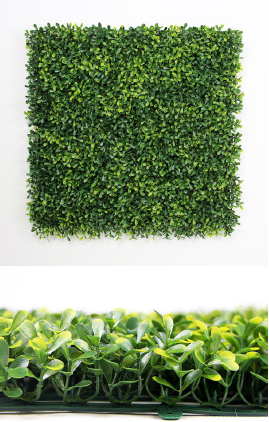 Artificial Ivy Wall Tierra Boxwood 20" x 20" - 12 Pieces Per Box