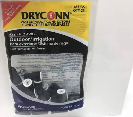 Black Wire Nuts 25 Count Bag DRYCONN