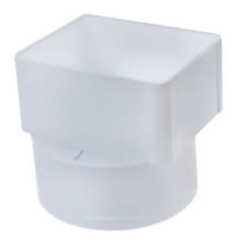 4"PVC downspout offset adapter 3 x 4 x 4 SDR35 36-6585