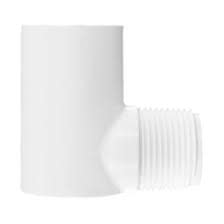 Codo de calle de 90 grados de PVC Sch 40, 1/2 pulg. MIPT x casquillo