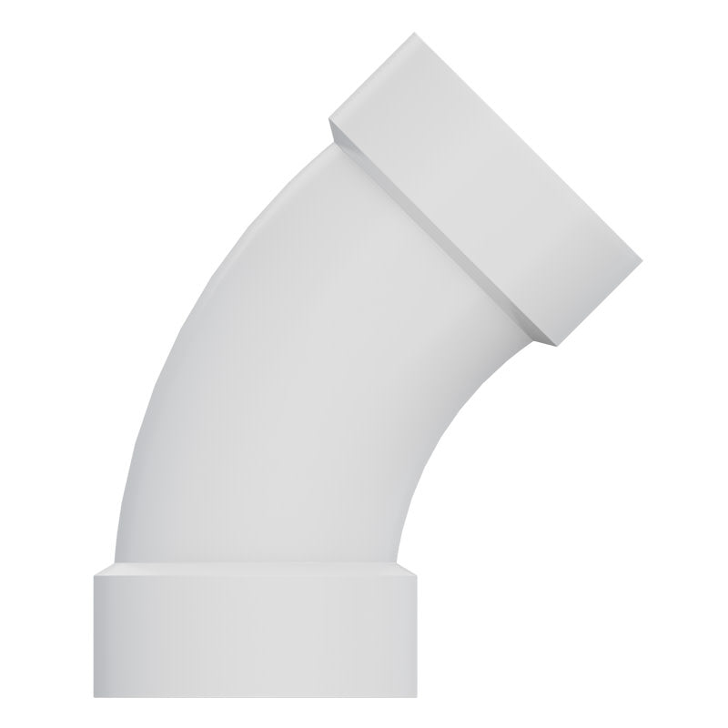 CODO DE ALCANTARILLADO DE PVC DE 4" 45 DRENAJE 36-6556