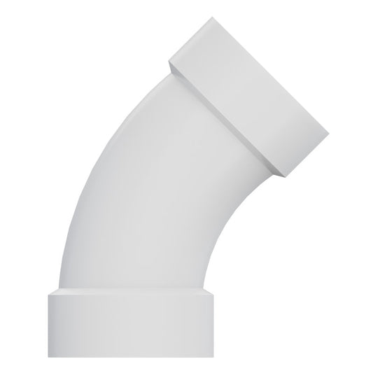 CODO DE ALCANTARILLADO DE PVC DE 4" 45 DRENAJE 36-6556