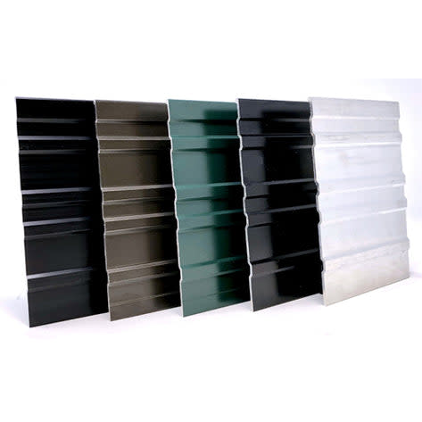 1/8" x 4" x 16' Slide-Edge Aluminum Landscape Edging (4 Stakes Included)
