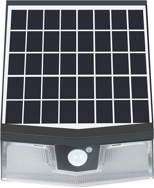 Solera 4000K, 1500 Lumens Off-Grid Solar LED Wall Pack Fixture 15W