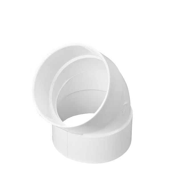 CODO DE ALCANTARILLADO DE PVC DE 4" 45 DRENAJE 36-6556
