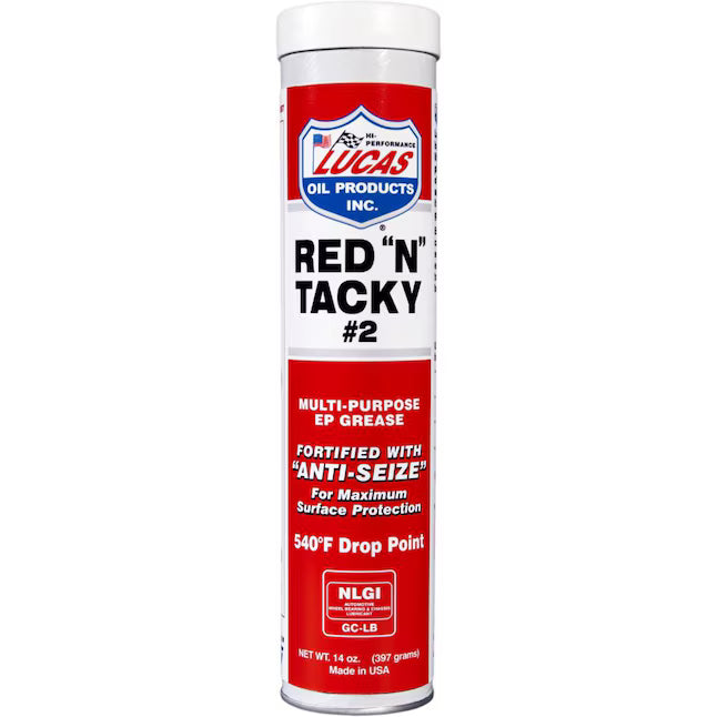 Lucas Red N Tacky Grease 14 Oz