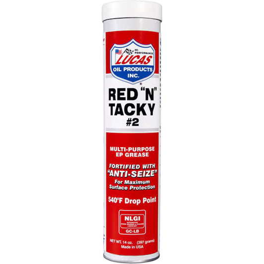 Lucas Red N Tacky Grease 14 Oz
