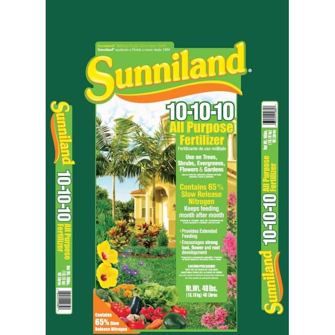 10-10-10 Fertilizante Sunniland 40 lb.