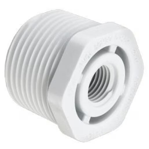 Sch 40 PVC Reducing Bushing MIPT x FIPT Variable Sizes