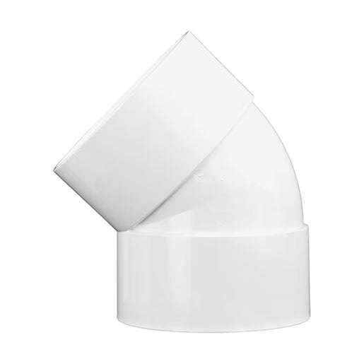 CODO DE ALCANTARILLADO DE PVC DE 4" 45 DRENAJE 36-6556