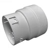 Polylok Internal Corrugated x PVC Hub SDR & Sch 40 Coupling 4 in.