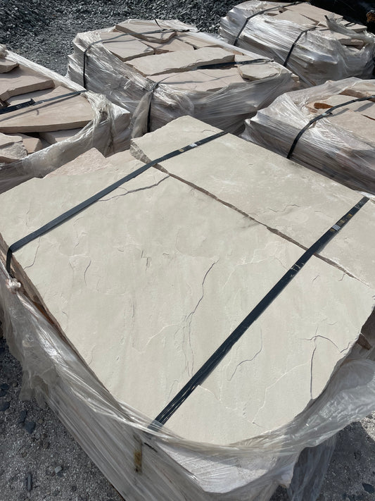Egret White Flagstone 1" to 2" Thick
