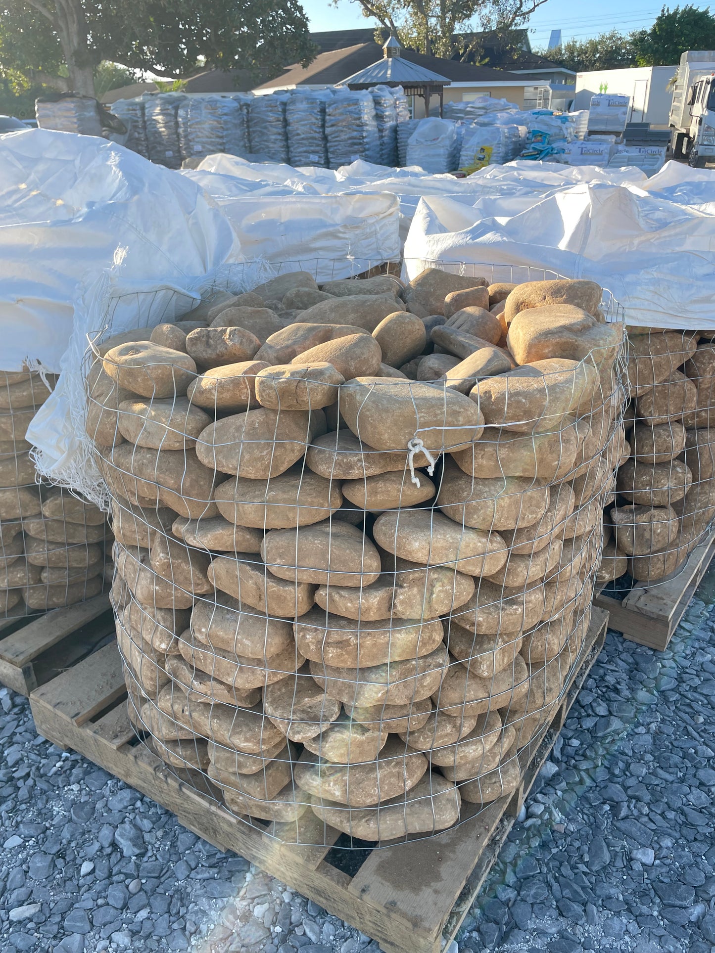 Brown River Round Boulders