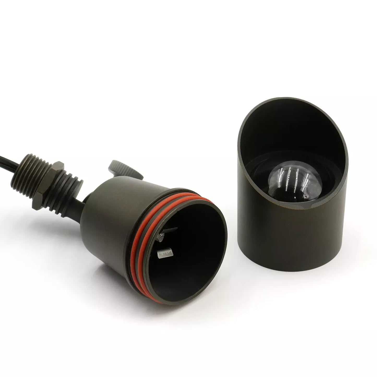 Up Light Latón Acabado Antiguo Sin Lámpara DS2100WB 