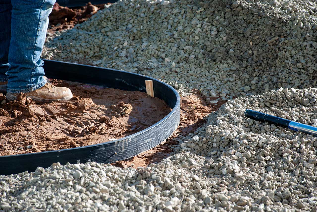 Composite Poly Board Edging 1in x 3.5in x 20ft