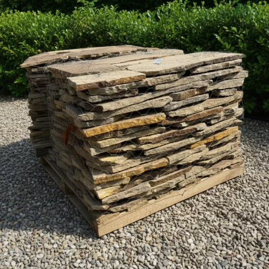 Oklahoma Choctaw Tan Flagstone 1” to 2” Thick