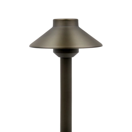 Luz de camino Carcasa de latón Acabado antiguo Sin lámpara