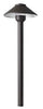 Path Light Brass Housing Antique Finish No Lamp