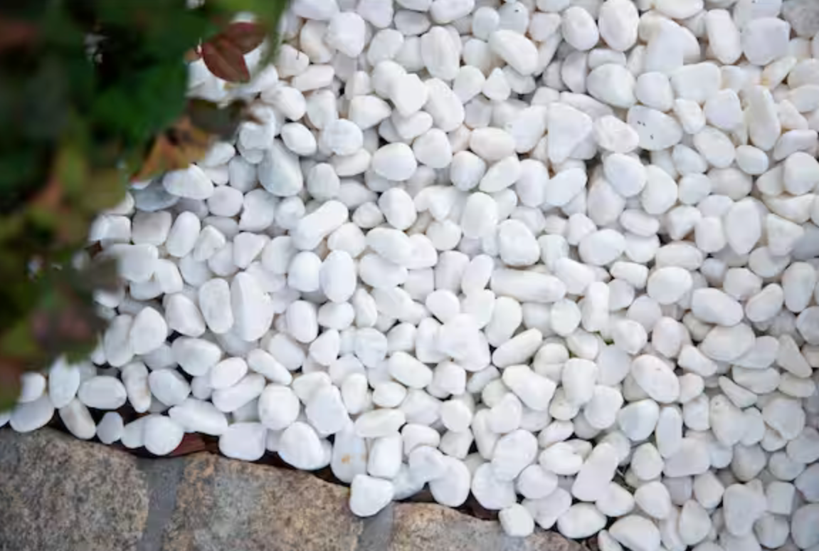 Santorini Premium White Pebbles Bolsas de 30 lb