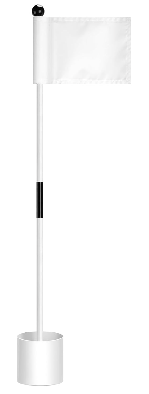 White Flag White Rod Putting Hole Kit