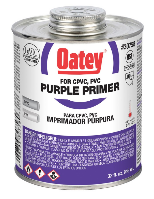 Purple Primer Oatey