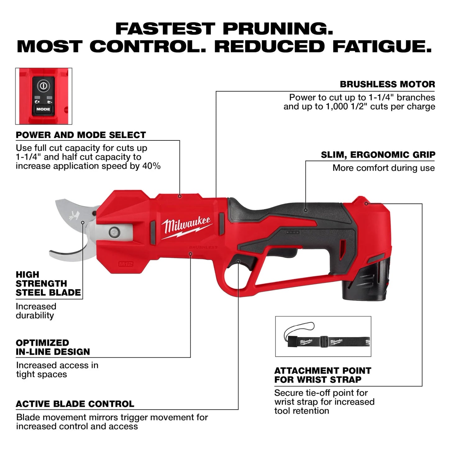 M12™ Brushless Pruning Shears Kit