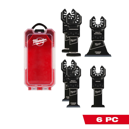 MILWAUKEE® OPEN-LOK™ Multi-Tool Blade Variety Kit 6PC