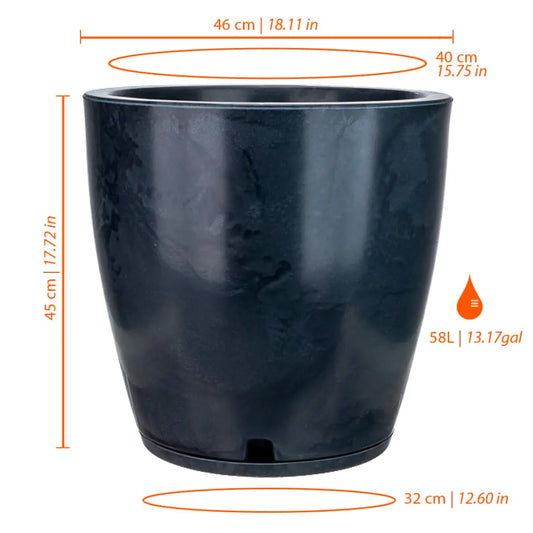 Macetero grande Marmorato #9