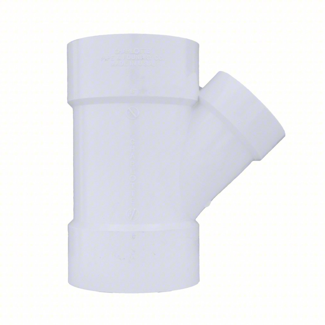PVC 6" X 6" X 4" Reducing wye SDR35 LSW601-532