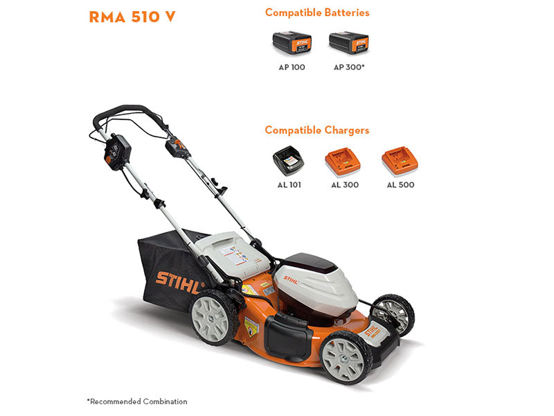 RMA 510V Battery Powered Lawn Mower Kit