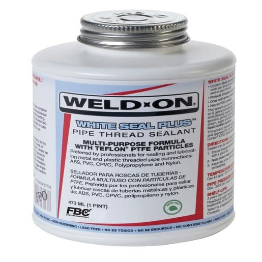 Thread Sealant/White Weld-On 1 Pint