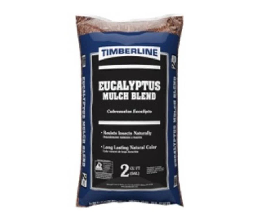 Eucalyptus Mulch 2cu (75 bags per pallet)