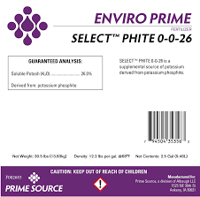 Seleccione Phite 0-0-26 2.5 Gal