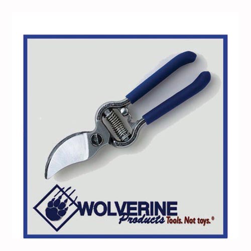 Drop-Forged Steel Pruning Shears, 8" Long Pruner Wolverine