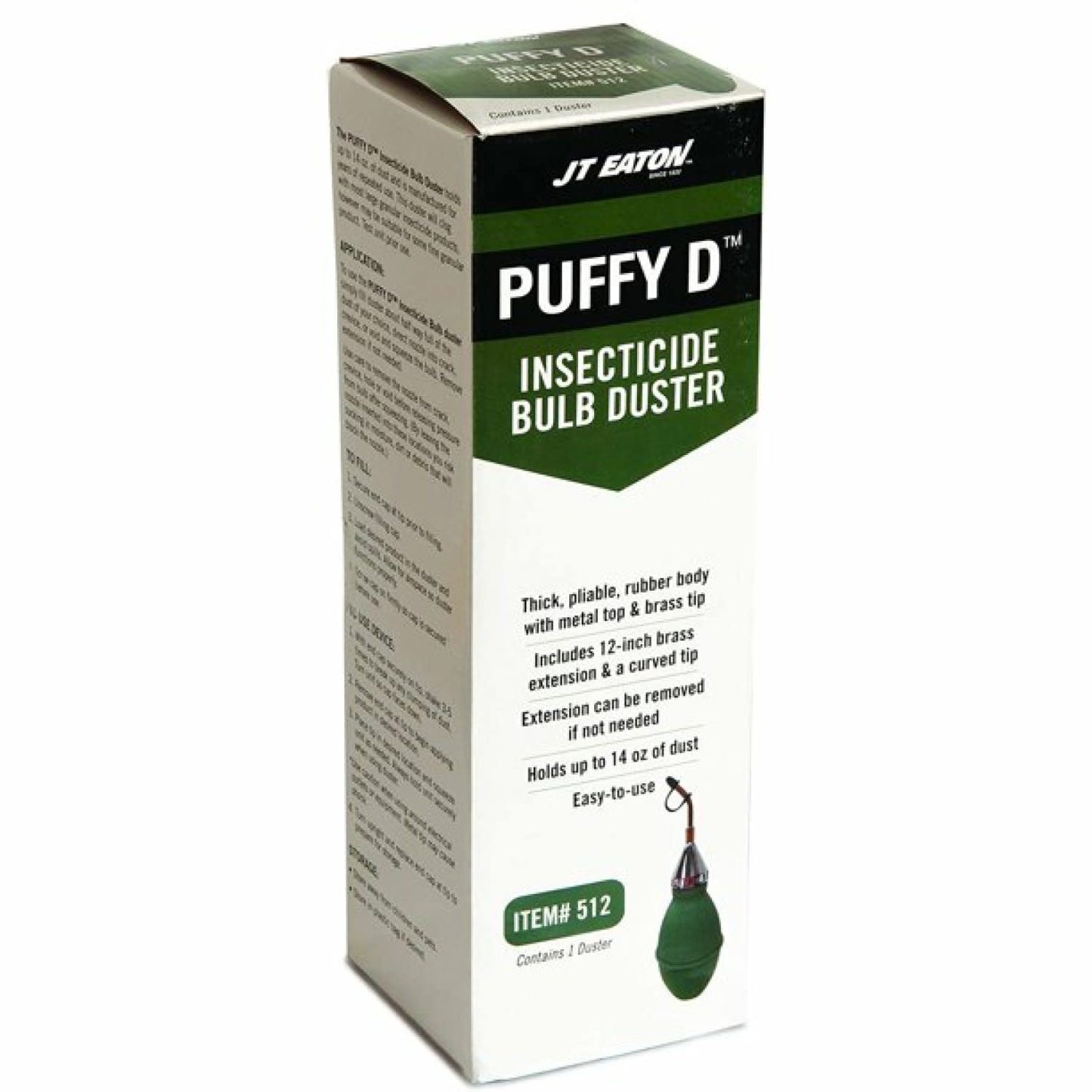 512 Puffy-D Bulb Insecticidal Duster, Green