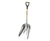 Pala para granos, mango de fibra de vidrio de 30", Poly D-Grip Wolverine