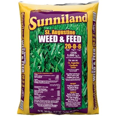 20-0-6 St. Augustine Weed & Feed 20lb
